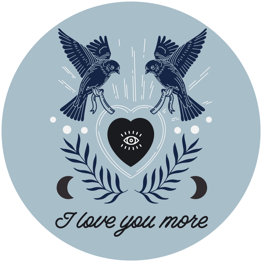 Custom round badges 38mm